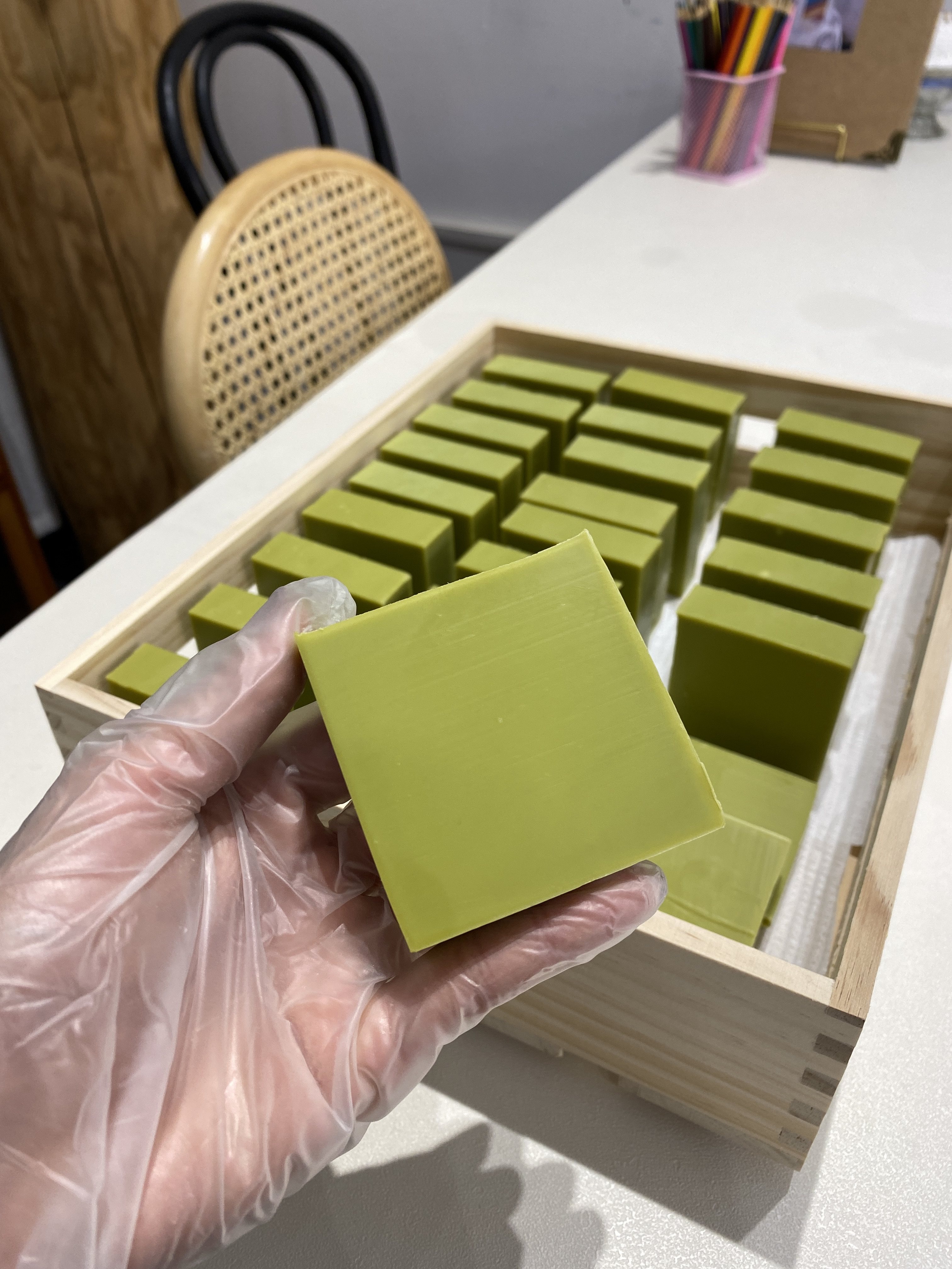 清新铁观音绿茶皂低温冷制手工皂控油改善暗沉可定制