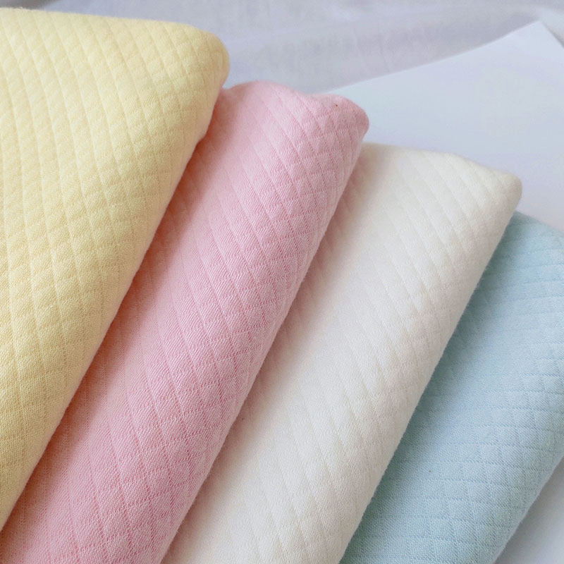 纯棉加厚针织棉布布料宝宝保暖棉衣睡袋秋冬海绵垫