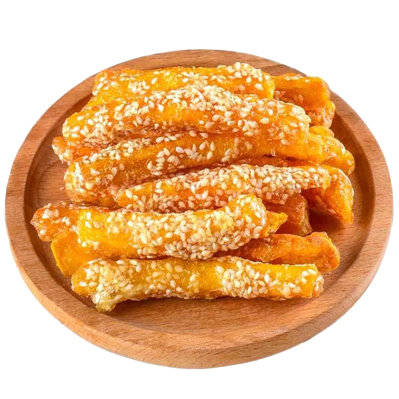拔丝地瓜脆芝麻味红薯干香番薯干红薯条干食薯类制品