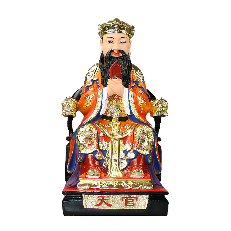 树脂大帝摆件三官神像天官人物地官水官三元摆件
