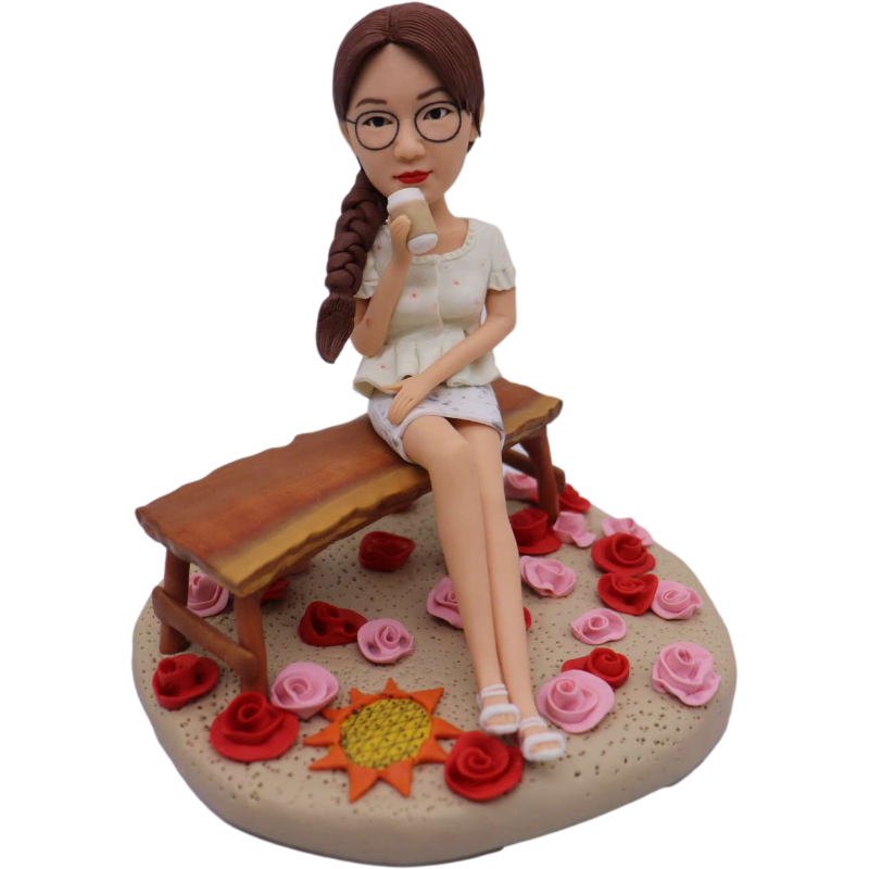 泥人真人定制软陶人偶粘土泥塑捏人像礼物玩偶真手办公仔q版订做