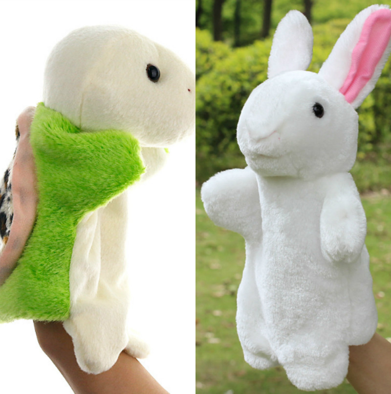 包邮早教手偶玩具毛绒动物手套公仔玩偶讲故事手偶