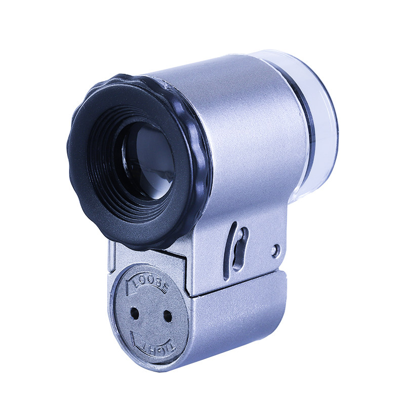 高倍数古玩显微镜便携式腰码钻石专用鉴宝50倍高清放大镜