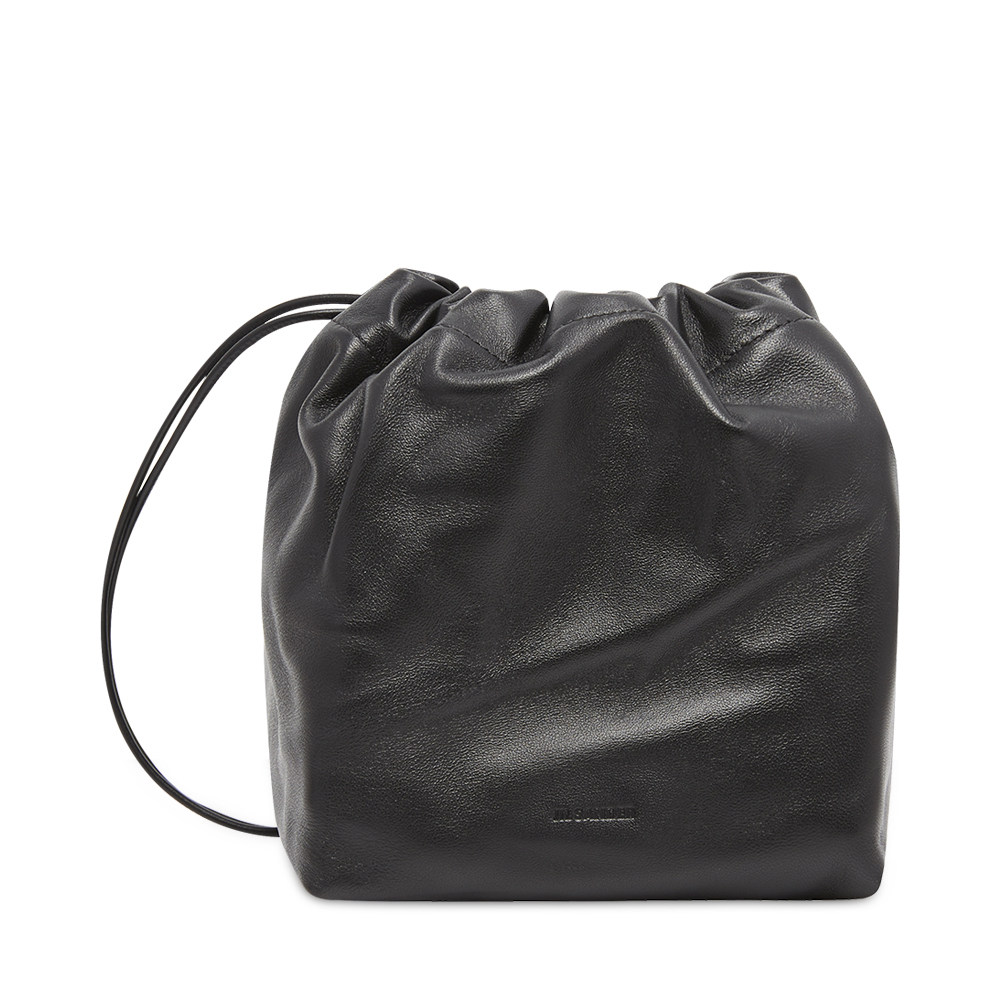 jilsander黑色牛皮皮革便携迷你包型时尚潮流女士女士包袋