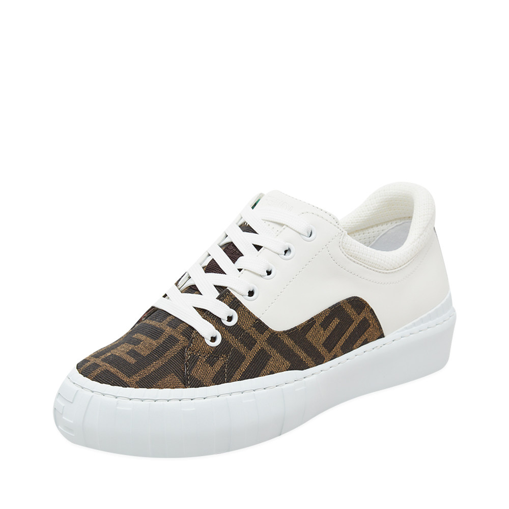 fendi芬迪经典logo系带板鞋休闲鞋小白鞋单鞋