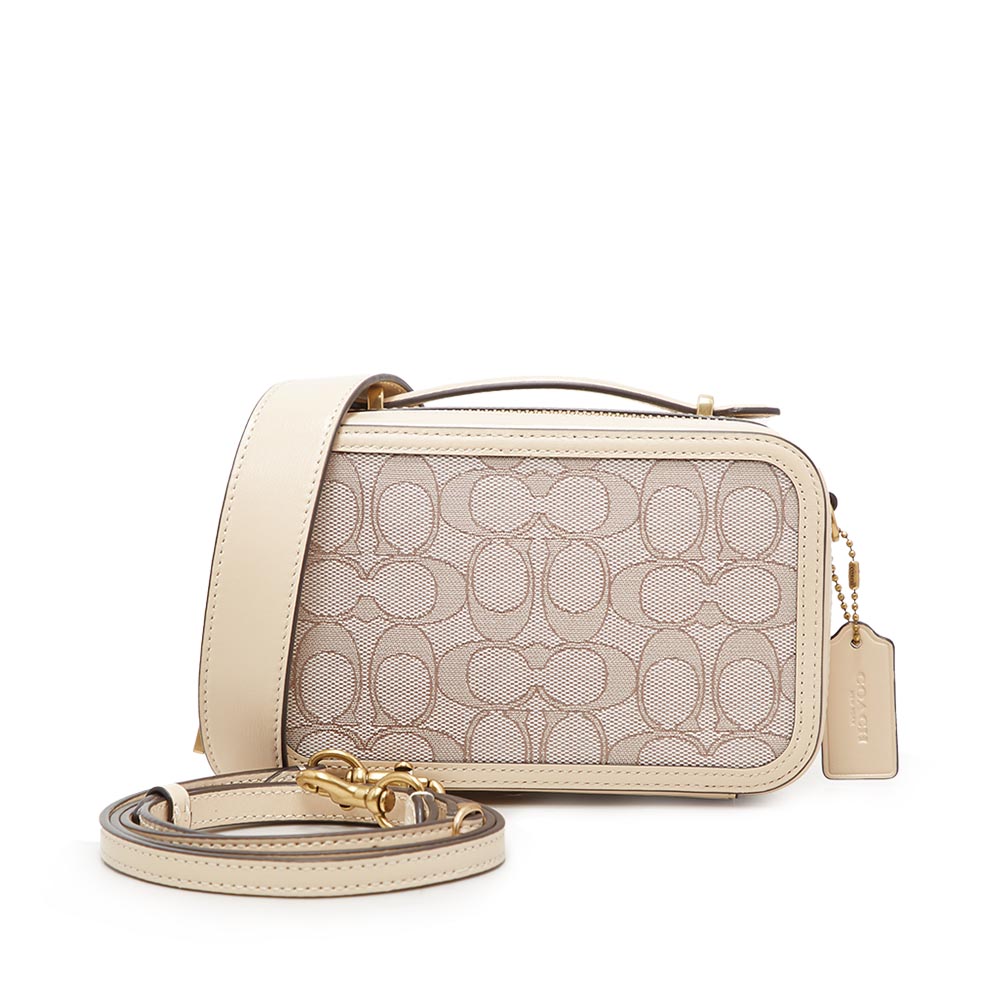 coach蔻驰2021秋冬多色牛皮皮革经典老花女士通用款女包