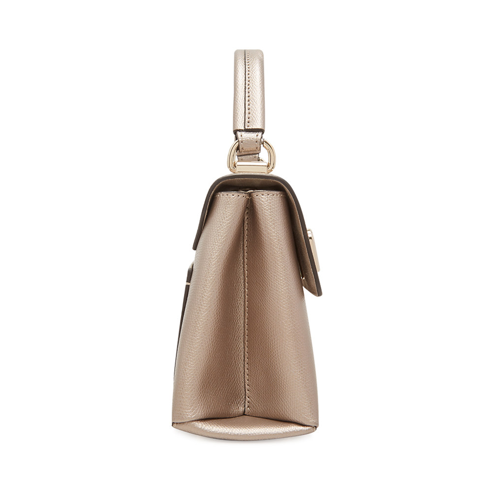 furla芙拉2022金属色牛皮革经典女士手提托特托特包