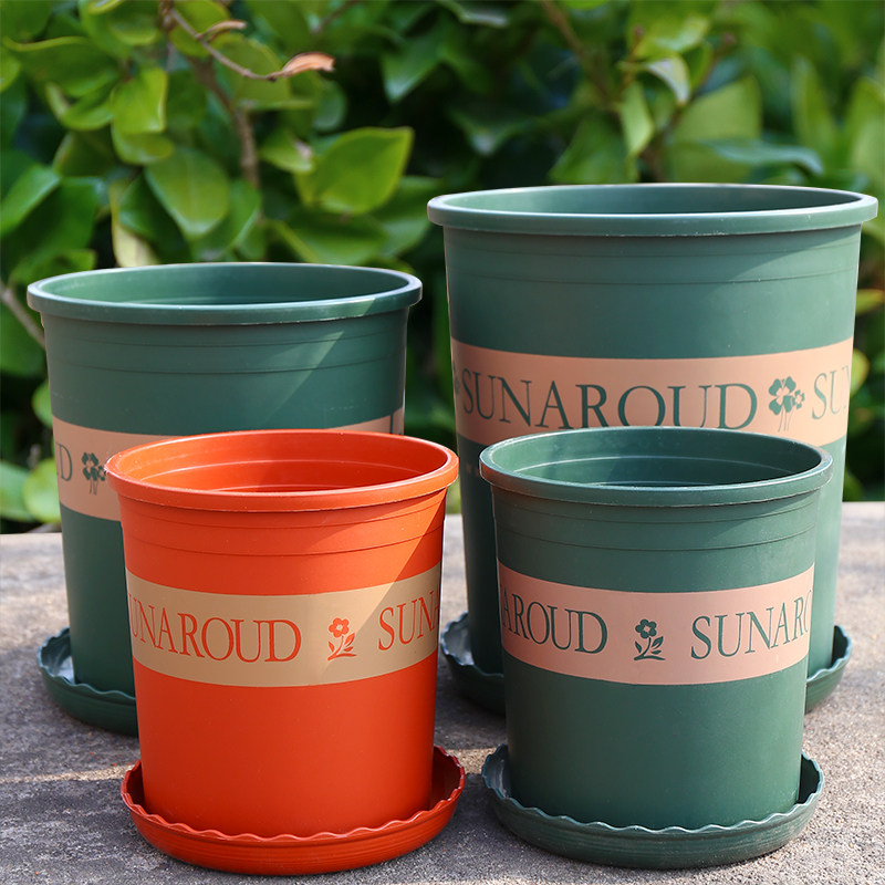 花盆环球加仑树脂塑料绿萝玫瑰月季中等圆形花盆