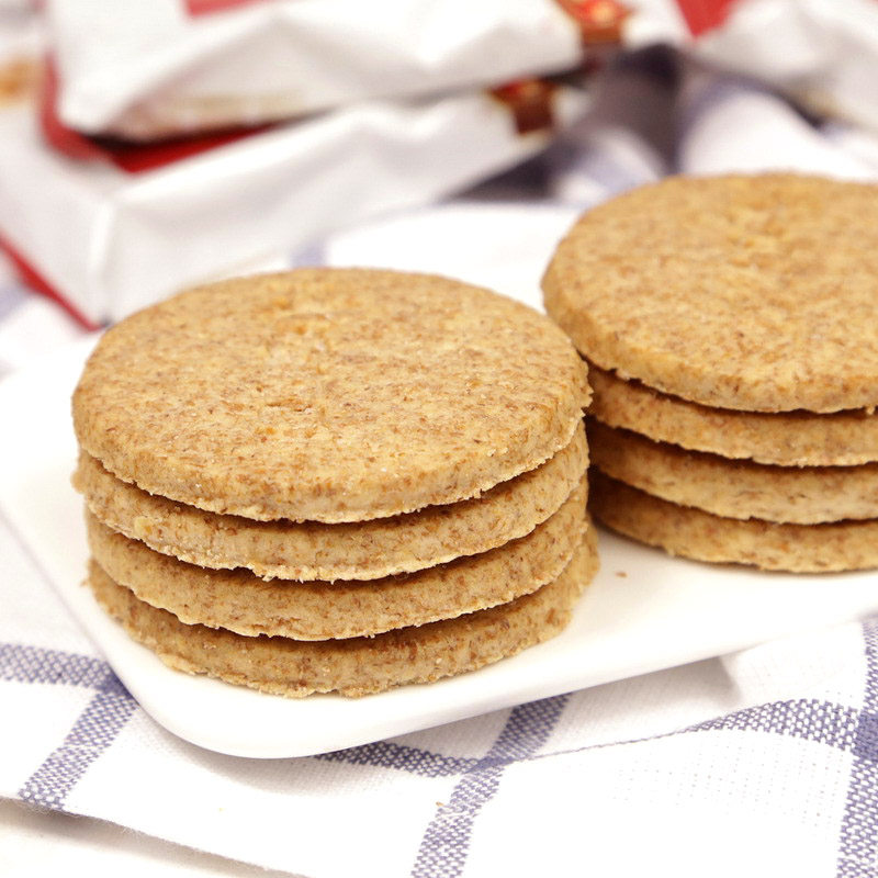 无糖食品店唐人福粗纤维饼干500g糖尿人零食粗粮杂粮纤麸消化饼干