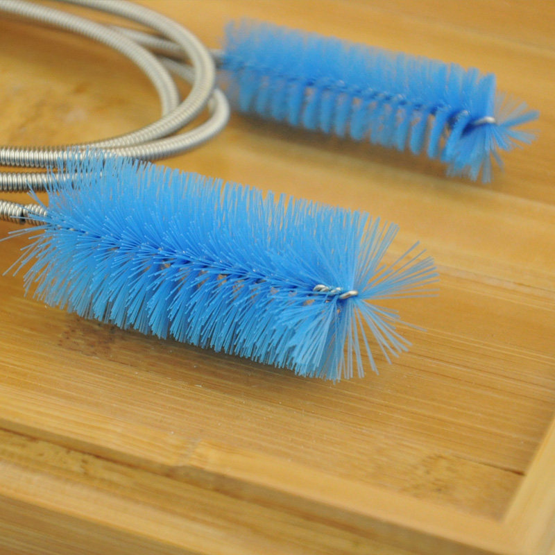 鱼缸大小刷子毛刷子小头弹簧双面换水磁力清洁鱼缸清洁用具