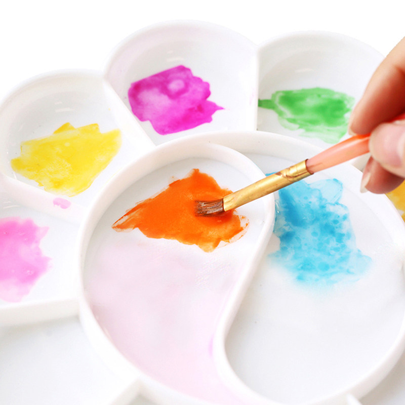 10格调色盘人体彩绘油彩水粉水彩油画丙烯颜料调色调色盘