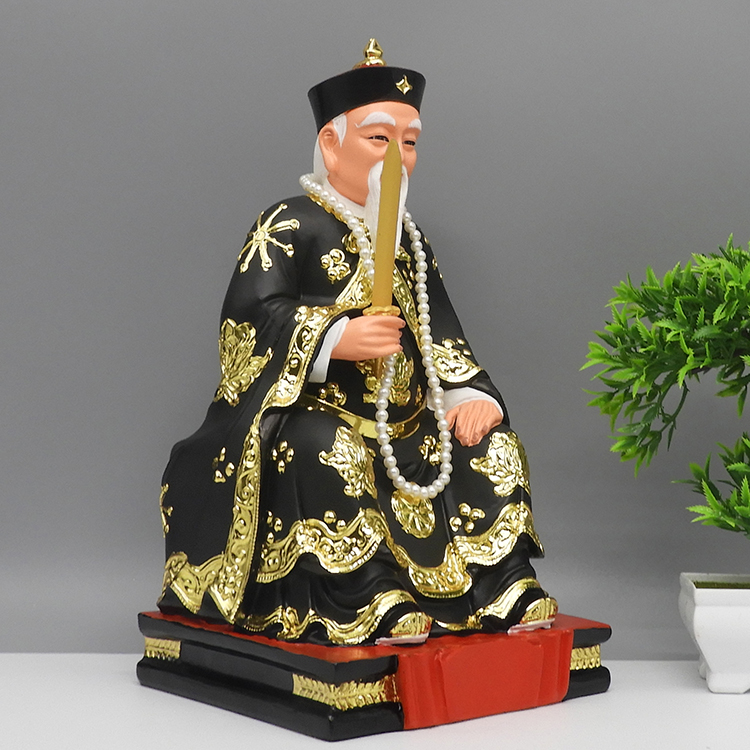 树脂黄天霸天霸黄三爷彩绘神像黄天龙天龙黄天清天清装饰摆件