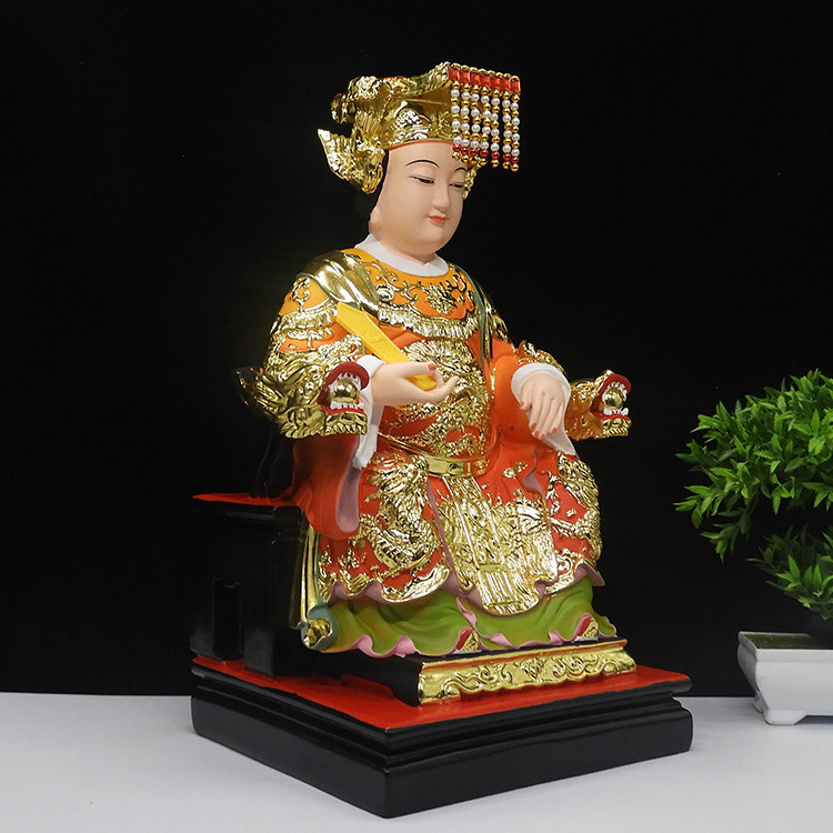 老母西山西王母神像16寸树脂彩绘十二摆件