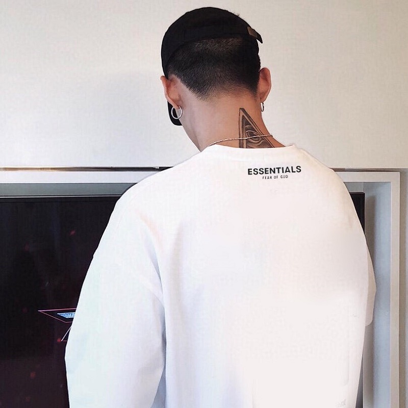 FOG FEAR OF GOD复线ESSENTIALS小众潮牌男士情侣纯色宽松短袖T恤