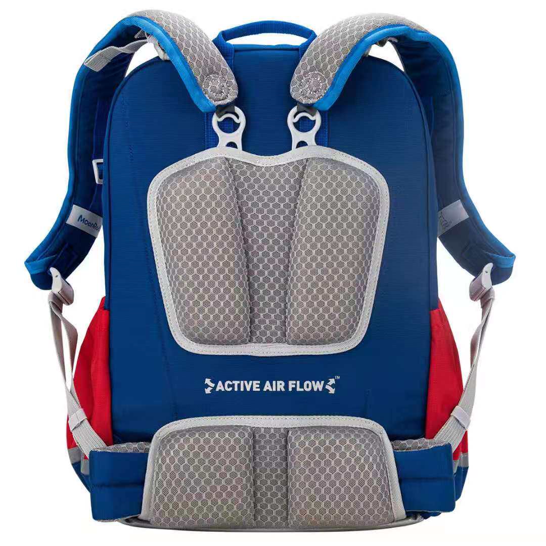 moonrock梦乐小学男女女生二三三五年级蓝红多色书包