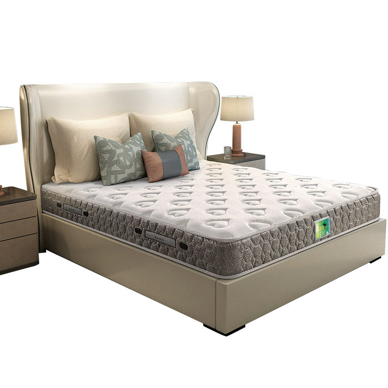 穗宝官方软硬两用乳胶独立袋装弹簧床垫山棕席梦思1.8m床时光系列