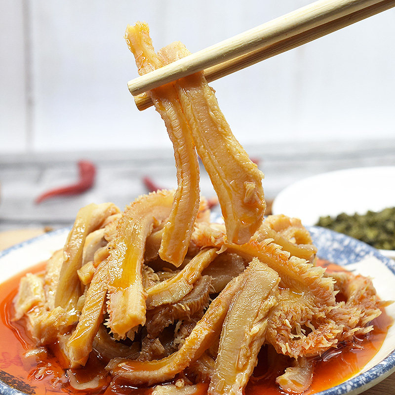 牛肚洪牌红油丝开袋即食麻辣袋装冷冻牛毛新鲜牛杂类