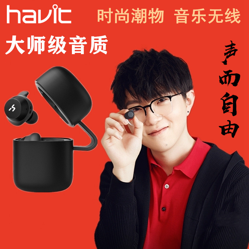 havit海威特g1音乐版毛不易真无线蓝牙耳机便携双耳蓝牙耳机