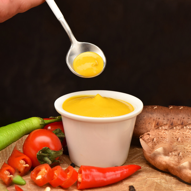 激烈哥蜂蜜芥末酱韩式炸鸡沙拉酱三明治汉堡薯条商用家用蘸酱700g