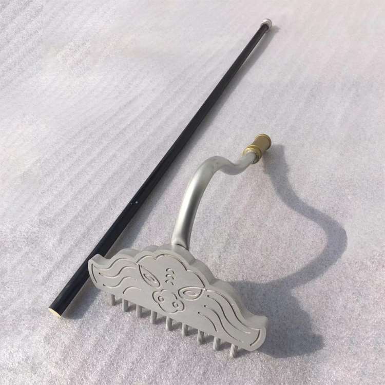 西游记新款猪八戒兵器弯头九齿钉耙儿童节舞台表演道具魔术道具