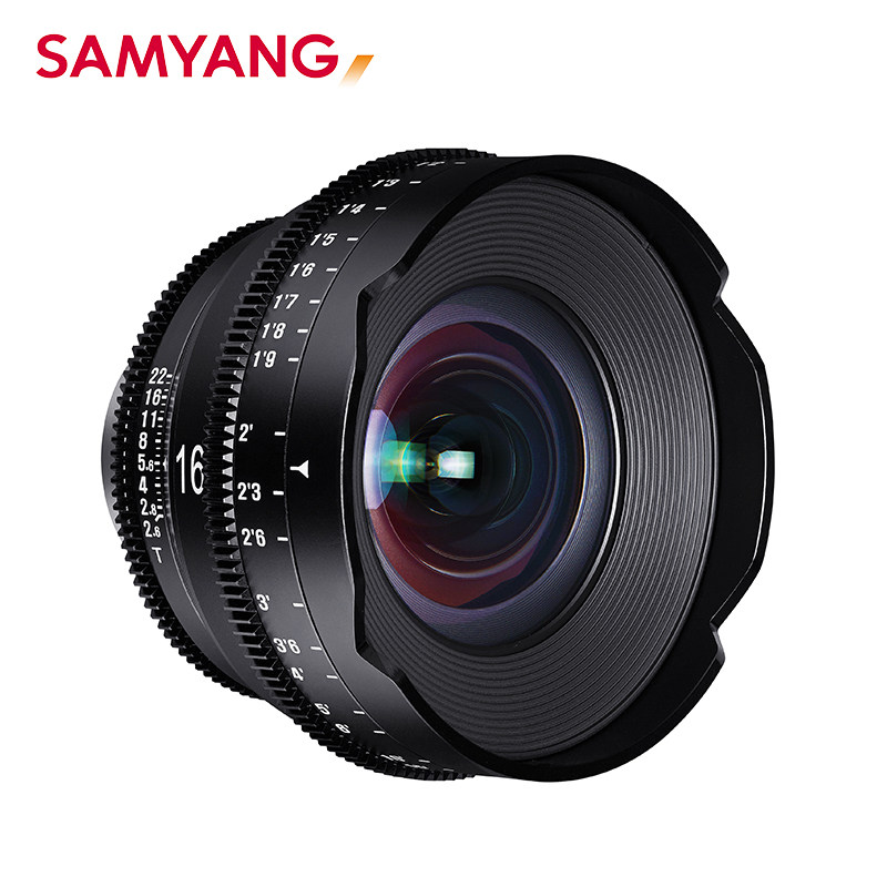 森养samyang三阳xeen系列16mmt26专业电影手动单反镜头