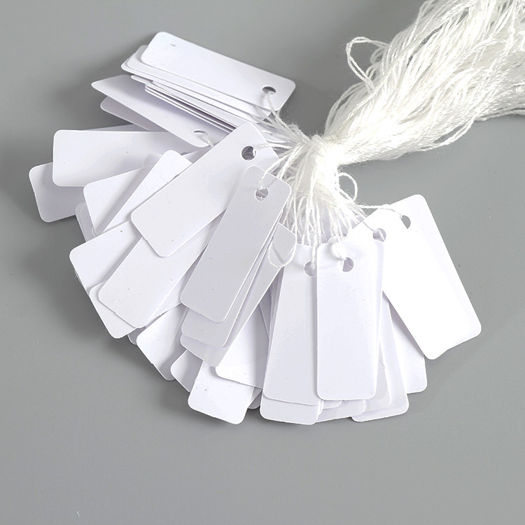 珠宝标签吊牌空白现货挂牌手工穿绳戒指标价吊牌