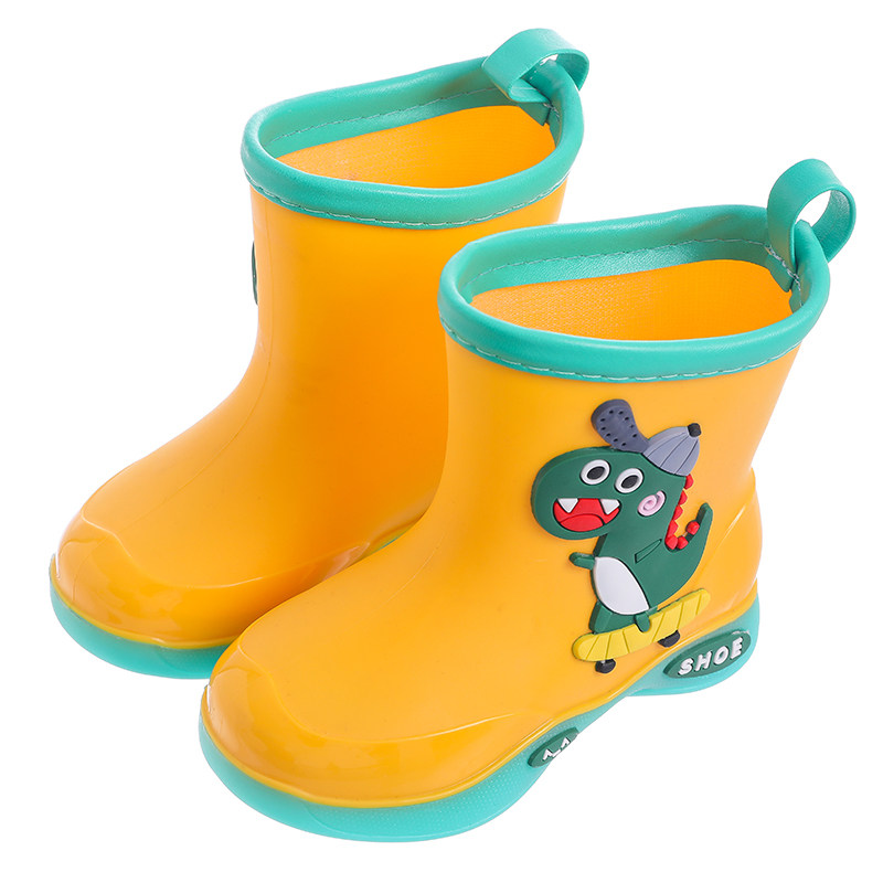 儿童雨鞋宝宝雨靴雨衣可爱防滑男童28岁中小雨靴