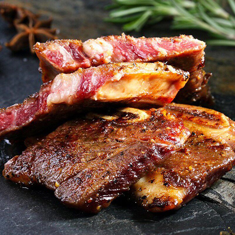加拿大风味牛仔骨黑椒原牛排冷冻半成品饭店用家牛排
