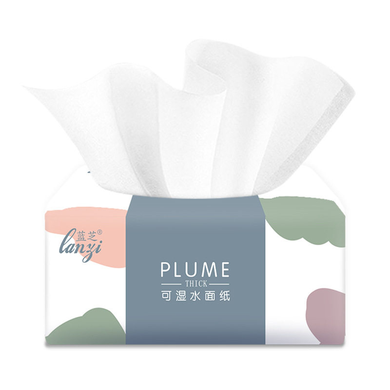 60包一年10包蓝芝原木纸巾餐巾纸面巾纸厕纸家用抽纸
