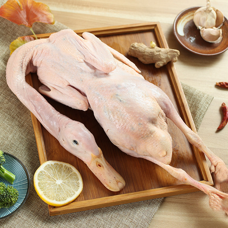 老杜农家麻鸭1100g新鲜冷冻白条鸭水鸭土鸭整只鸭肉