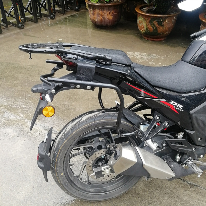 适用于豪爵dr160货架改装hj15010a边箱尾dr150s尾箱架衣架摩托车尾翼