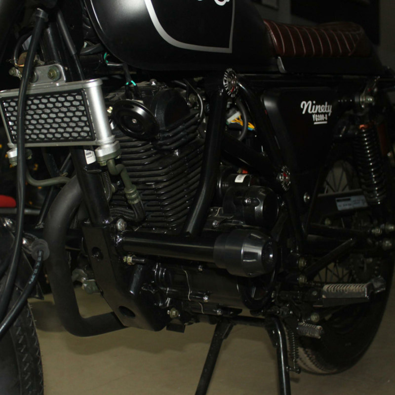 适用于银钢拿铁保险杠改装yg200-8摩托车防摔杠前护杠摩托车保险杠