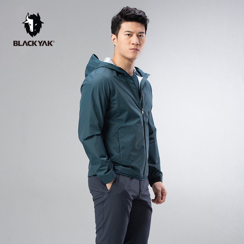 BLACKYAK/布来亚克户外防风夹克男潮牌登山连帽外套防泼水SEM205