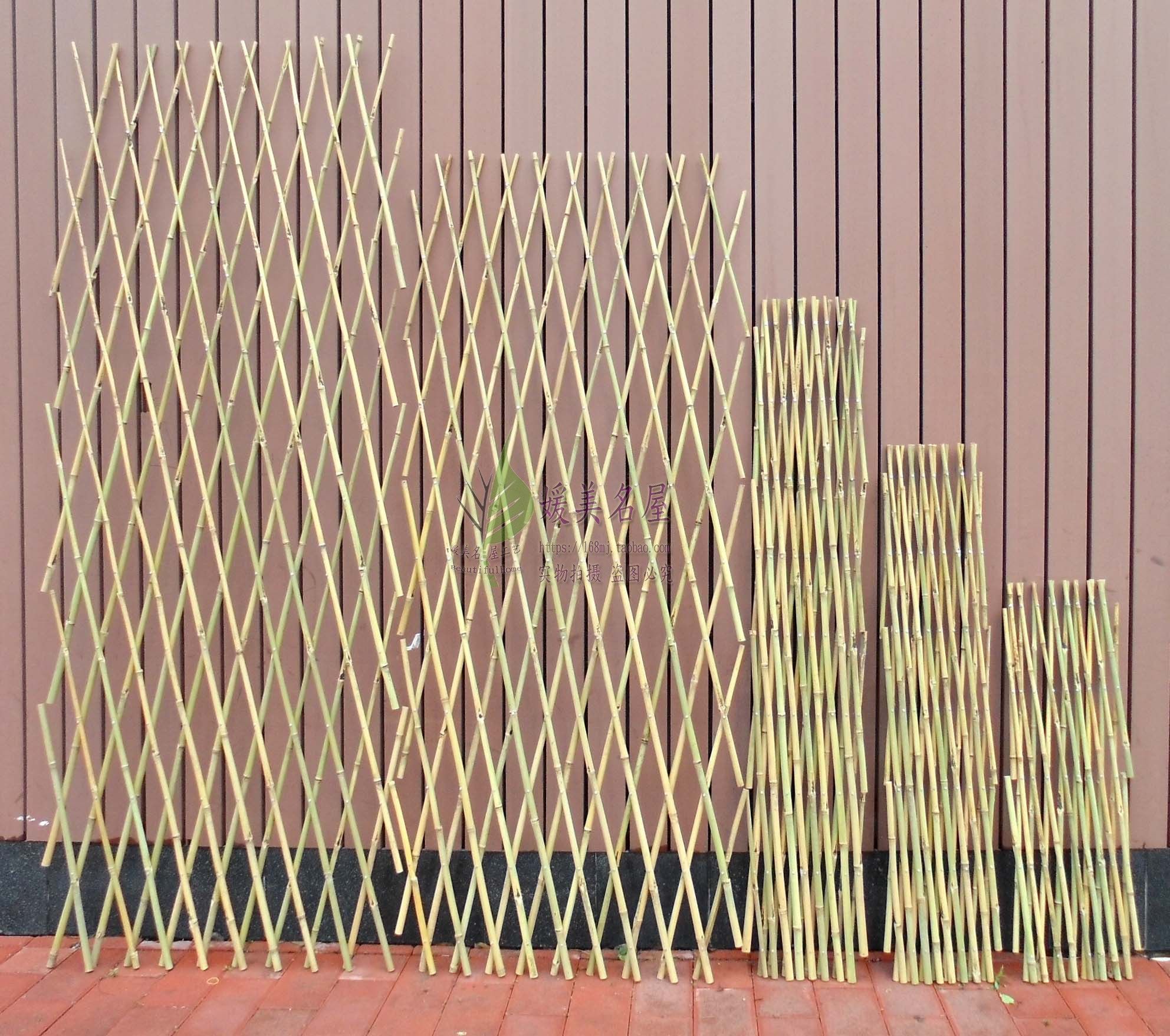 125米高可拉拉伸竹子篱笆规格菜园阳台栏栅大型篱笆