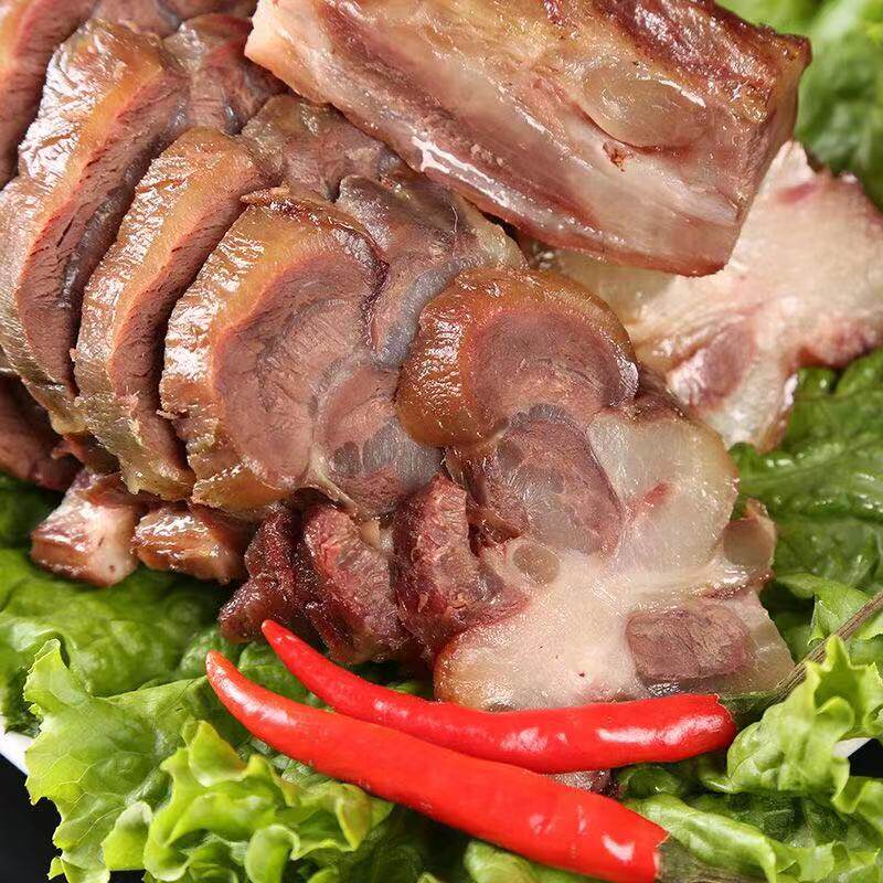 驴肉河北特产名吃正宗保定徐水火烧烧熟肉无驴肉