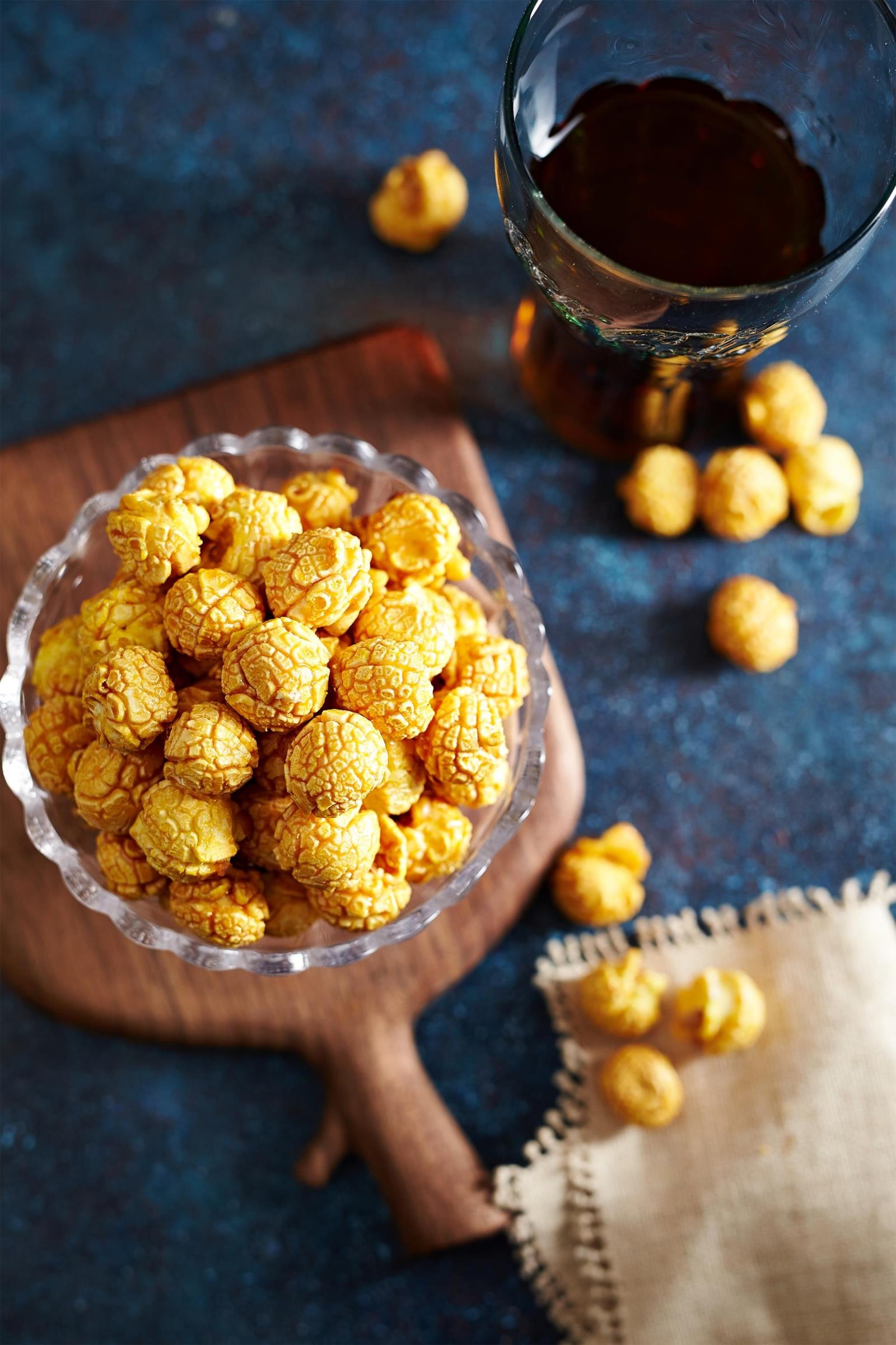 抱抱美式爆米花100g罐装桶装焦糖奶油休闲小吃膨化食品