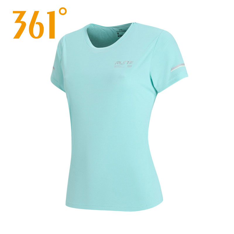 361 Sports T-shirt Women's 2020 Summer New Short T Women's Round Neck 361 Degree Breathable Sportswear 562022031A