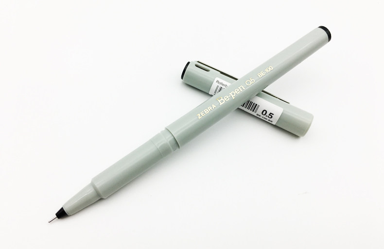 远洋名笔日本斑马zebrabe100经典针管笔尖签字笔中性笔