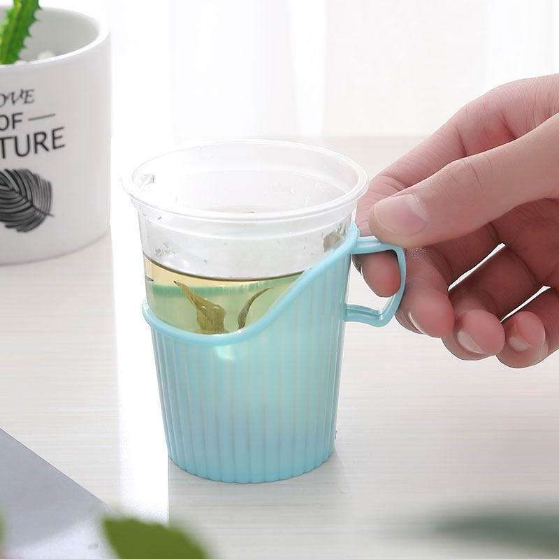 纸杯杯托一次性杯子杯套加厚塑料烫手茶托