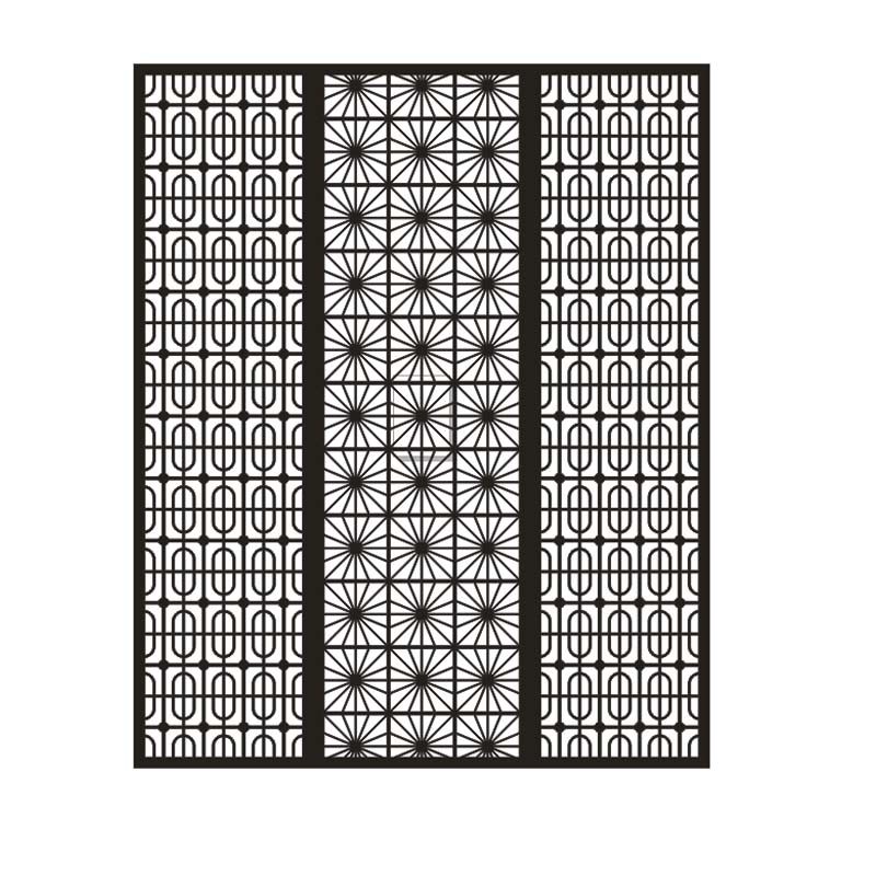 铁艺雕花屏风餐饮酒店镂空隔断装饰花格客厅办公屏风