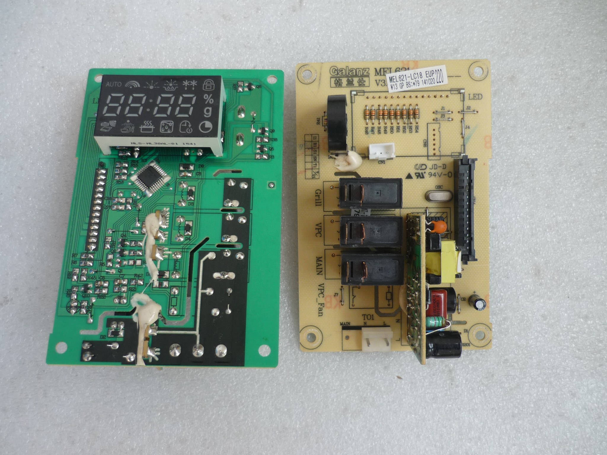 格兰仕微波炉g80d23cnla9g80f23cn1lsd电脑mel621lc18主板pcb电路板