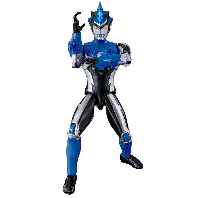 现货 正版万代 罗布奥特曼关节可动人偶罗索超人玩具布鲁跃水形态