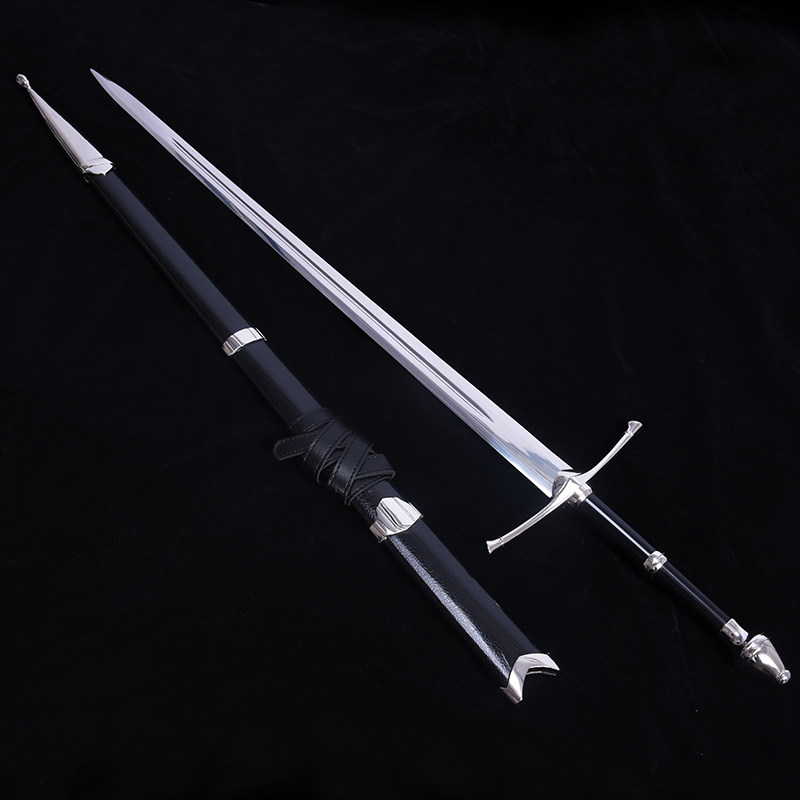 经典魔戒指环王阿拉贡配剑道具西洋表演影视未开cosplay配件