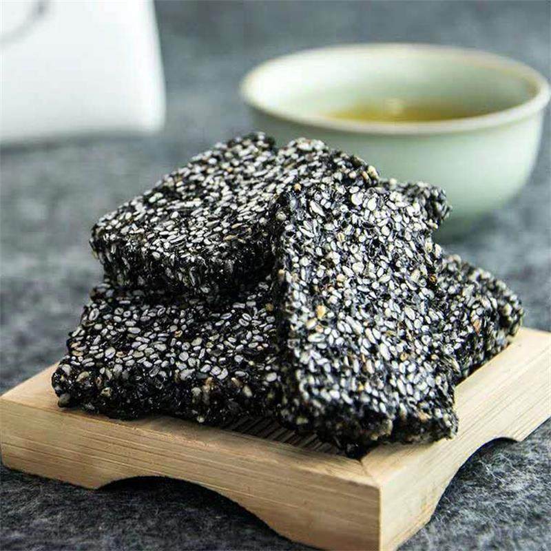 芝麻薄片250g罐装怀旧休闲食品小吃营养其它饮品