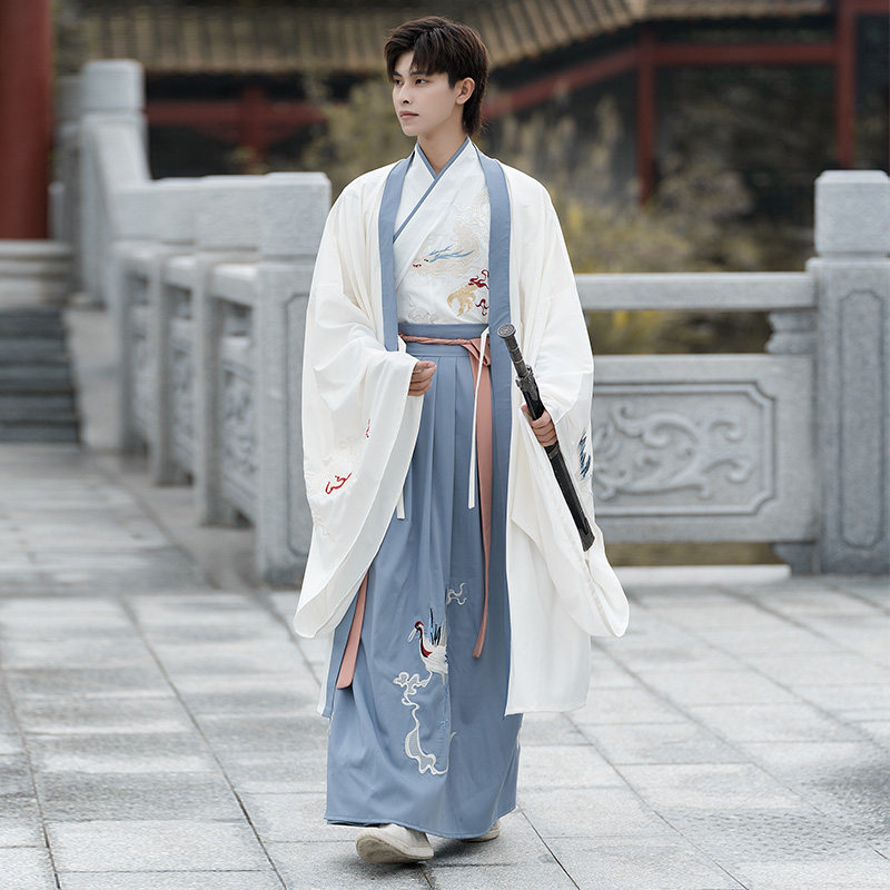 魏晋风汉情侣男女女装学生古装公子男生飘逸汉服