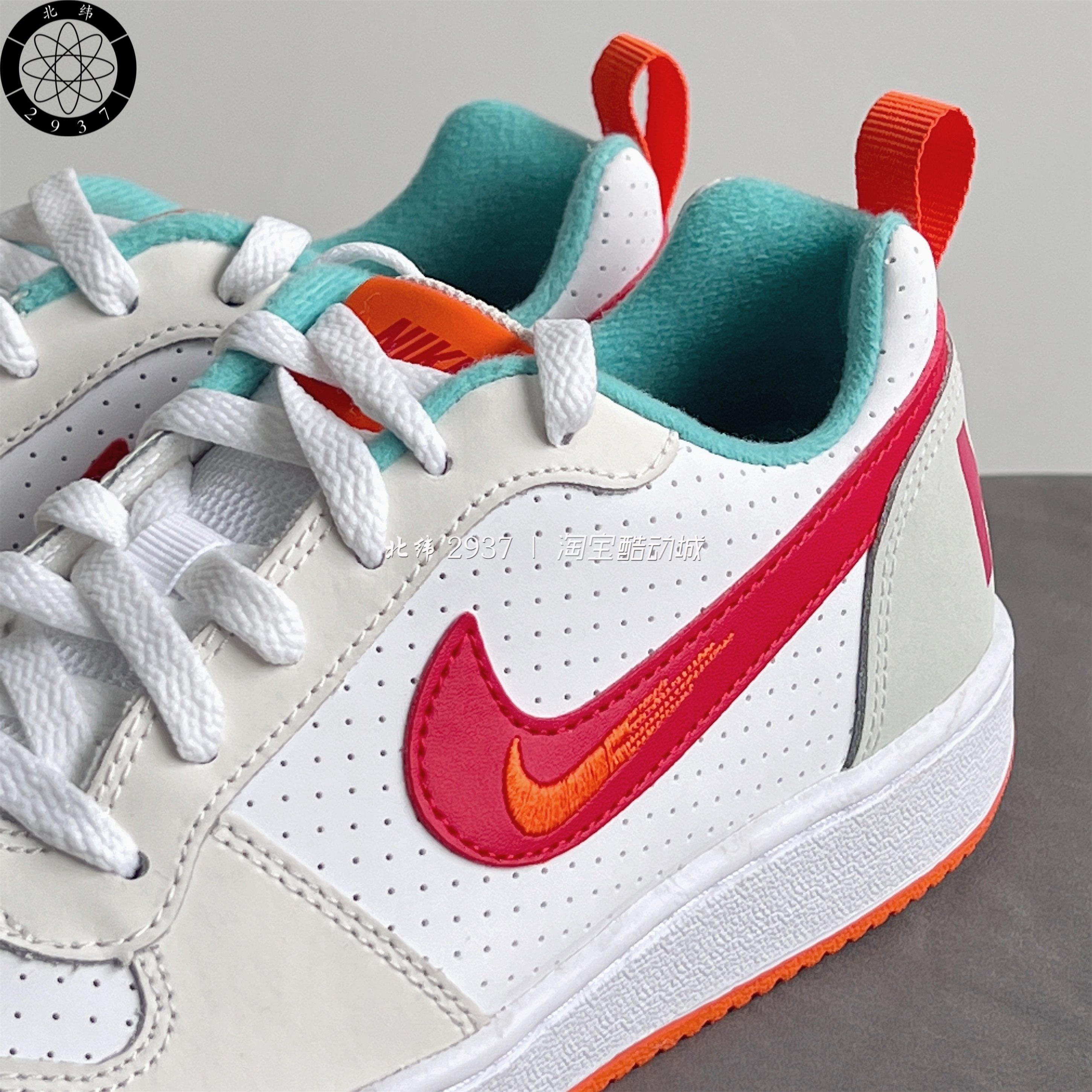 nikecourtboroughlow2新款经典复古女子小白白板板鞋