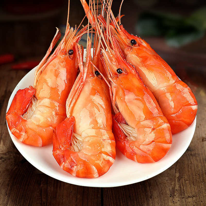 鲜驰熟冻罗氏沼虾新鲜大虾速冻懒人大头虾金钱冻虾