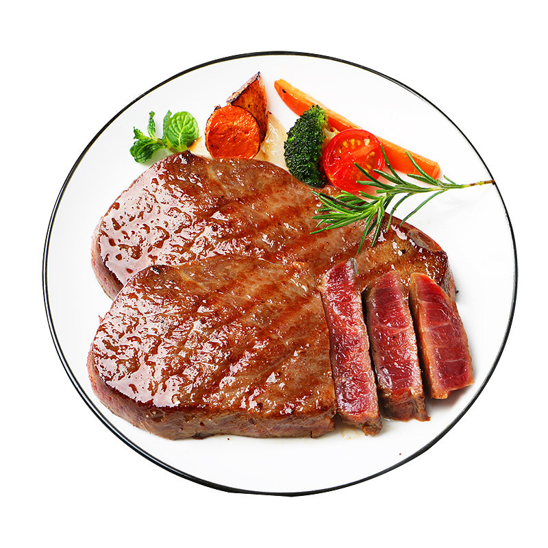 鲜驰旗舰店牛排黑椒新鲜牛肉扒儿童菲力官方家庭装澳洲原整切西冷