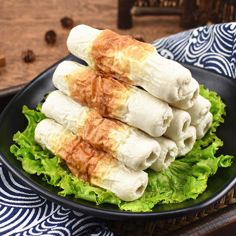 金渤竹轮卷火锅鱼丸关东煮鱼糜熟冻餐饮食材可鱼糕