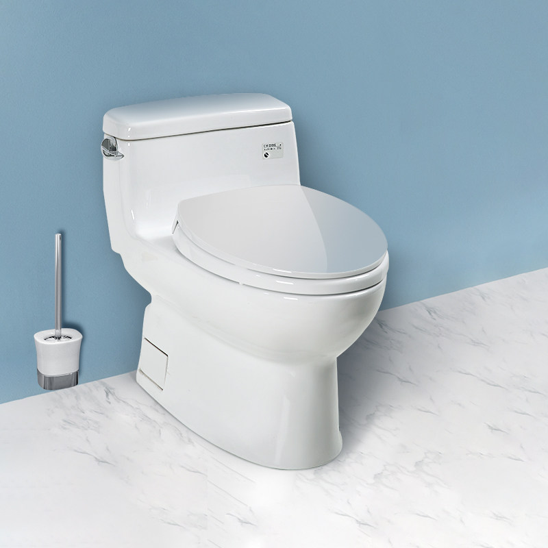 toto马桶家用陶瓷坐便器虹吸静音卫生间防臭连体普通坐便器